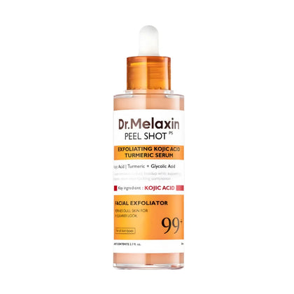 Dr Melaxin Peel Shot Exfoliating Kojic Acid Turmeric Serum 80ml