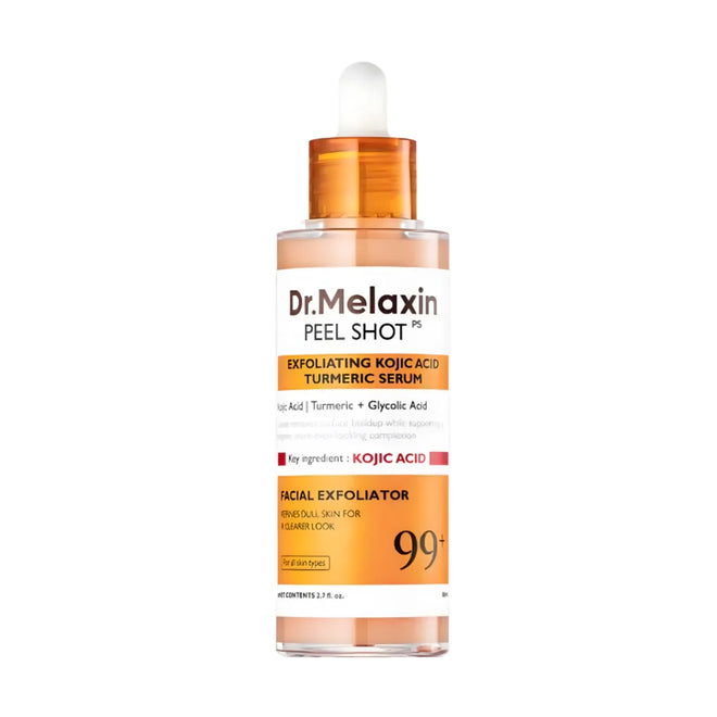 Dr Melaxin Peel Shot Exfoliating Kojic Acid Turmeric Serum 80ml