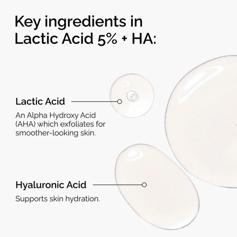 The Ordinary Lactic Acid 5% + Hyaluronic Acid 2% Serum 30ml