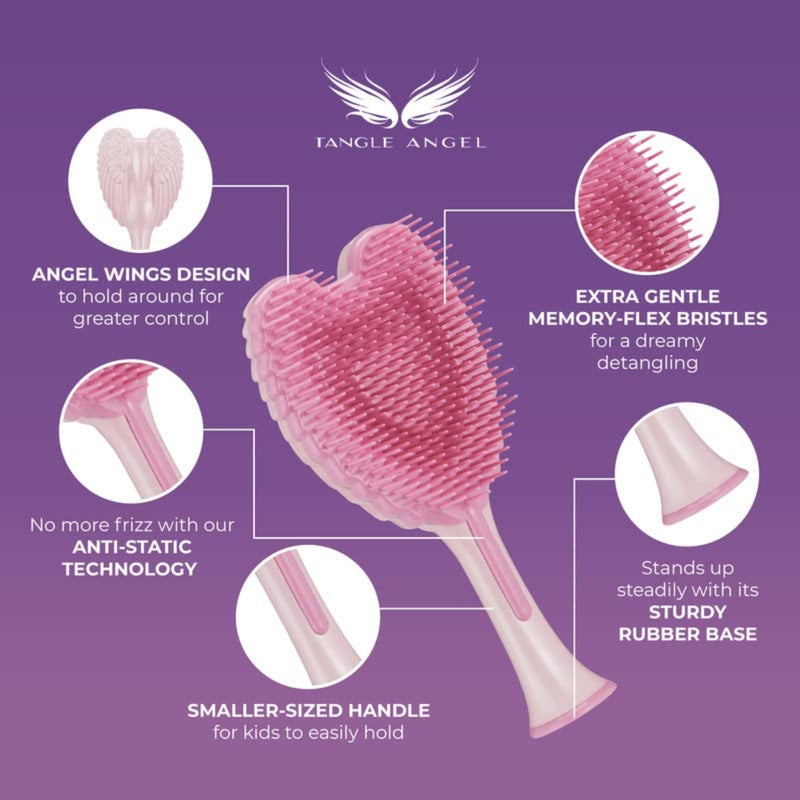 Tangle Angel Cherub 2.0 Detangling Hair Brush Gloss Pink 21838