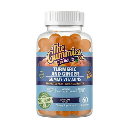 The Gummies Co Adults Turmeric & Ginger 60 Gummies