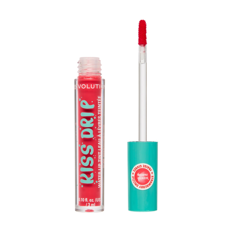 Revolution Makeup Kiss Drip Water Lip Tint Strawberry Drizzle 3ml