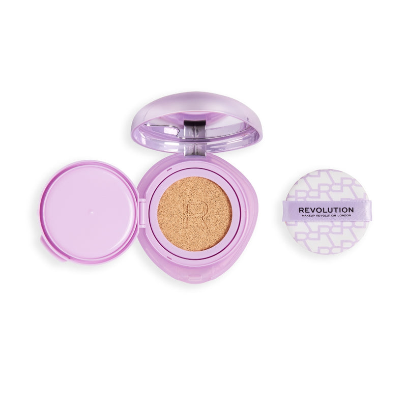 Revolution Makeup Superdewy Cushion Foundation Light Neutral 9g