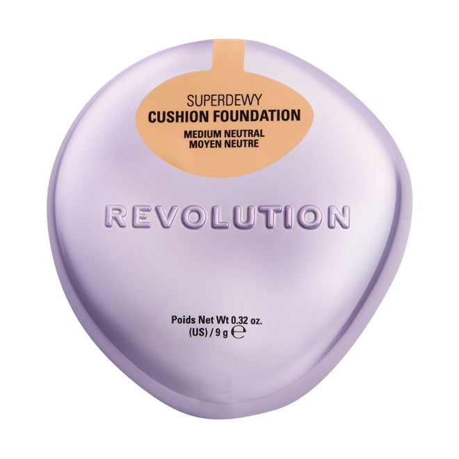 Revolution Makeup Superdewy Cushion Foundation Medium Neutral 9g
