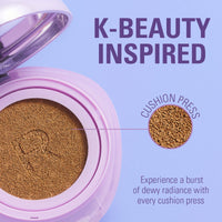 Revolution Makeup Superdewy Cushion Foundation Medium Neutral 9g
