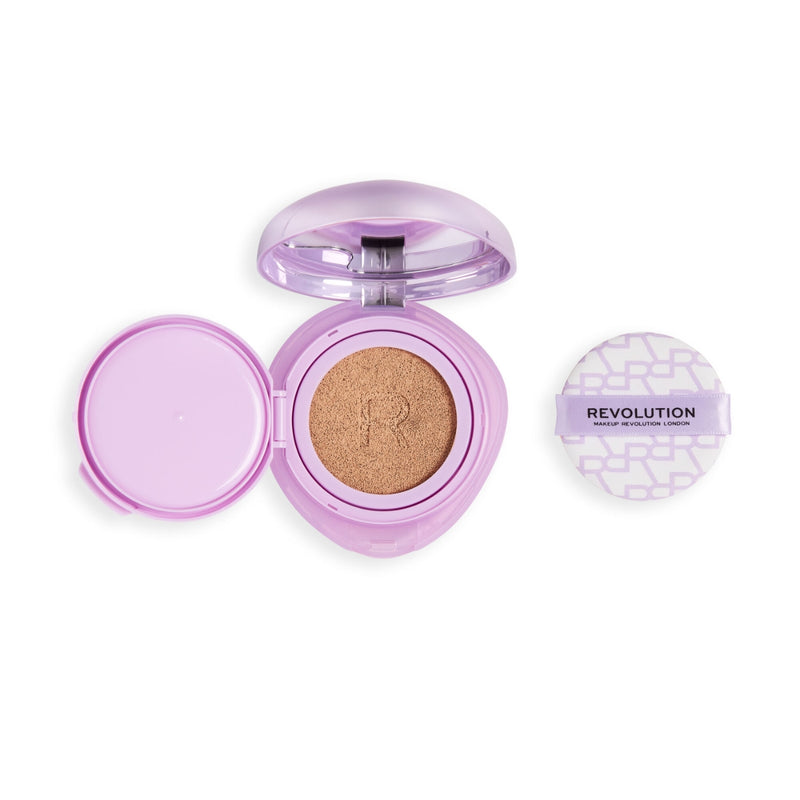 Revolution Makeup Superdewy Cushion Foundation Medium Neutral 9g