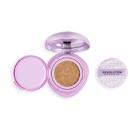 Revolution Makeup Superdewy Cushion Foundation Medium Neutral Warm 9g