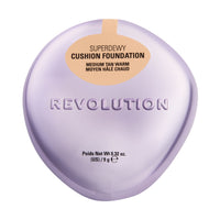 Revolution Makeup Superdewy Cushion Foundation Medium Tan Warm 9g