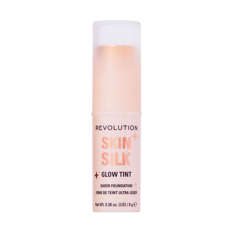 Revolution Makeup Skin Silk Glow Tint Sheer Foundation Stick Dark Neutral Warm 8g