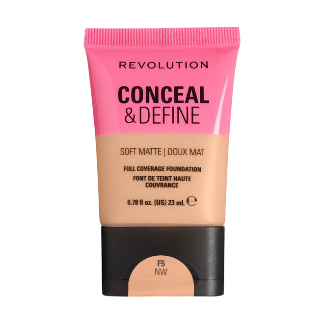 Revolution Makeup Conceal & Define Soft Matte Foundation F5NW 23ml
