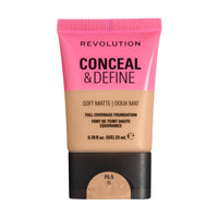 Revolution Makeup Conceal & Define Soft Matte Foundation F6.5N 23ml