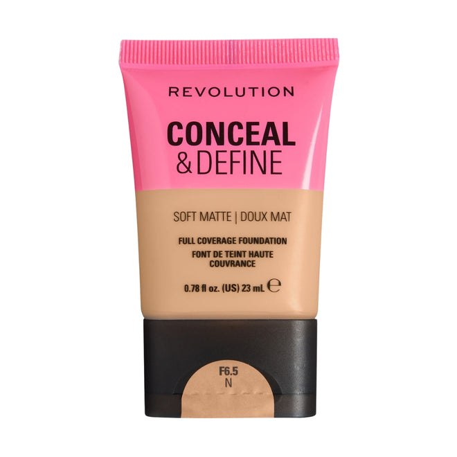 Revolution Makeup Conceal & Define Soft Matte Foundation F6.5N 23ml