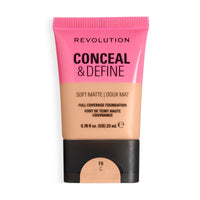 Revolution Makeup Conceal & Define Soft Matte Foundation F8C 23ml