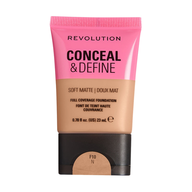 Revolution Makeup Conceal & Define Soft Matte Foundation F10N 23ml