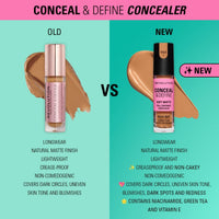 Revolution Makeup Conceal & Define Full Coverage Concealer C6.5N 4g