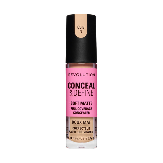 Revolution Makeup Conceal & Define Full Coverage Concealer C6.5N 4g