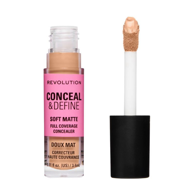 Revolution Makeup Conceal & Define Full Coverage Concealer C8C 4g