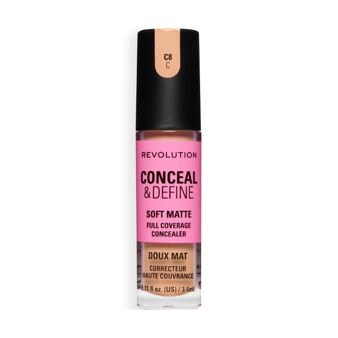 Revolution Makeup Conceal & Define Full Coverage Concealer C8C 4g