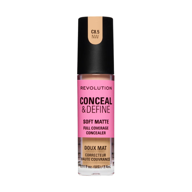 Revolution Makeup Conceal & Define Full Coverage Concealer C8.5NW 4g