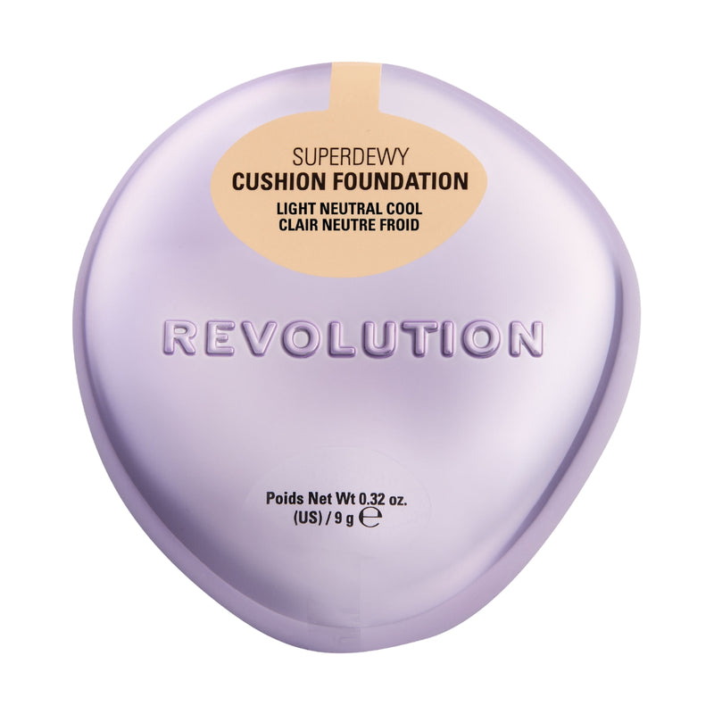 Revolution Makeup Superdewy Cushion Foundation Light Neutral Cool 9g