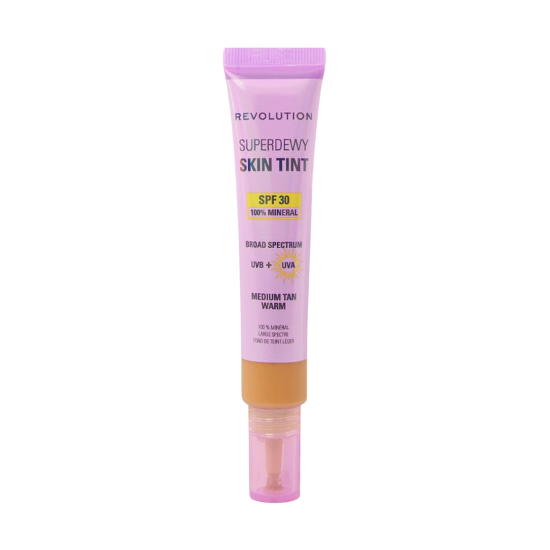 Revolution Makeup Superdewy Skin Tint SPF30 Medium Tan Warm 28ml