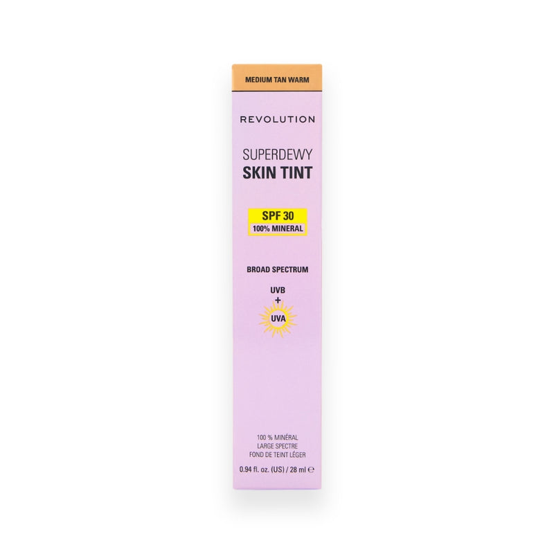 Revolution Makeup Superdewy Skin Tint SPF30 Medium Tan Warm 28ml