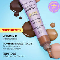 Revolution Makeup Superdewy Skin Tint SPF30 Medium Tan Warm 28ml