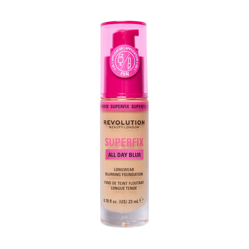 Revolution Makeup Superfix All day Blur Foundation F6N 23ml