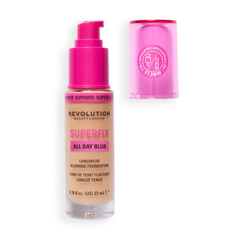 Revolution Makeup Superfix All day Blur Foundation F7.2NW 23ml