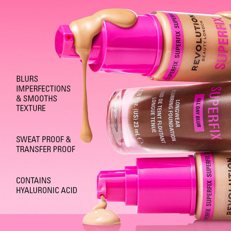 Revolution Makeup Superfix All day Blur Foundation F8.2N 23ml