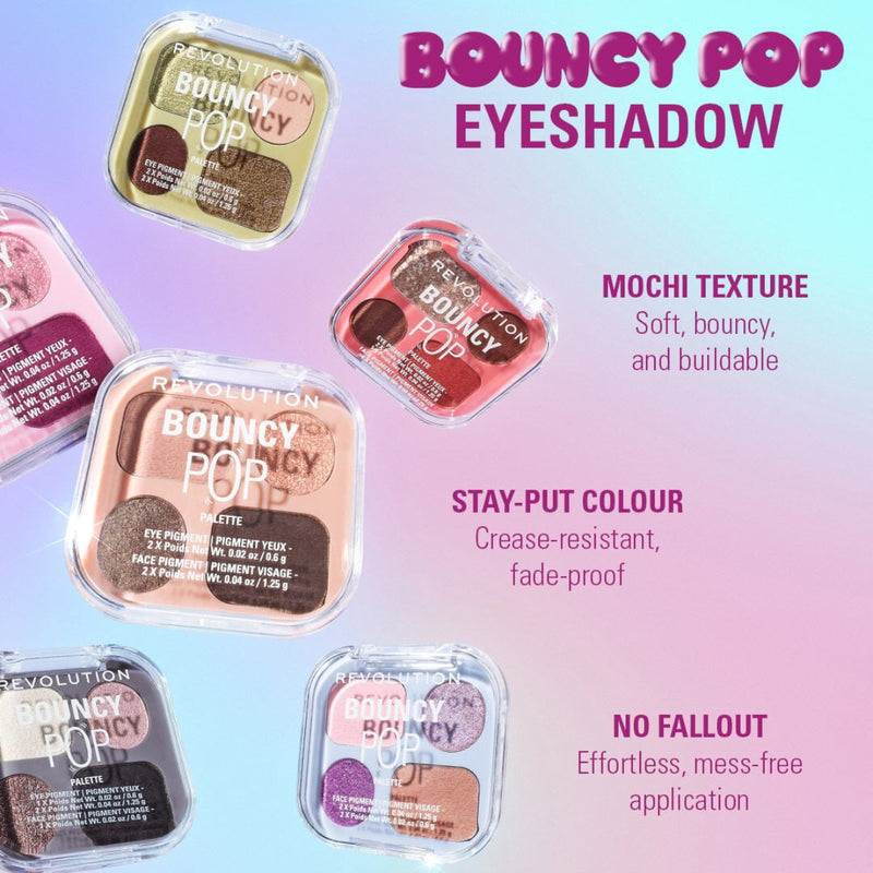 Revolution Makeup Bouncy Pop Shadow Palette Sunrise 1.25g