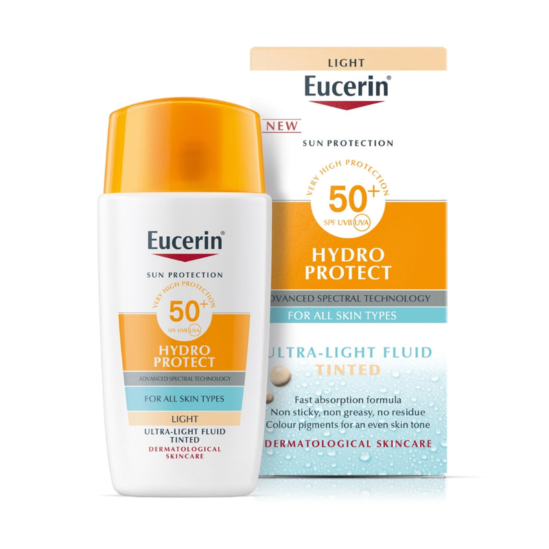 Eucerin Sun Hydro Protect Ultra Light Fluid SPF50+ Tinted Light 50ml
