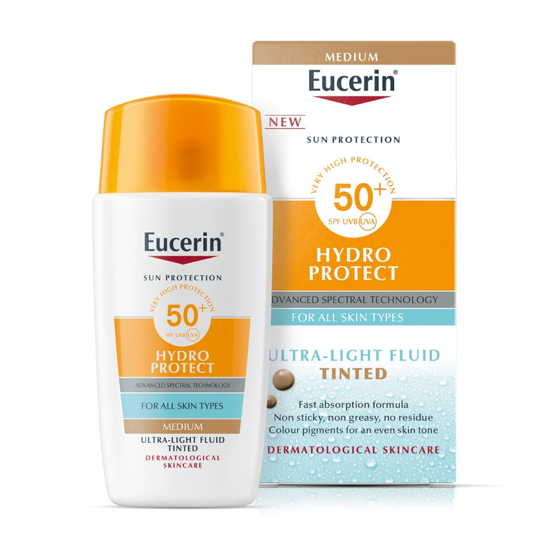 Eucerin Sun Hydro Protect Ultra Light Fluid SPF50+ Tinted Medium 50ml