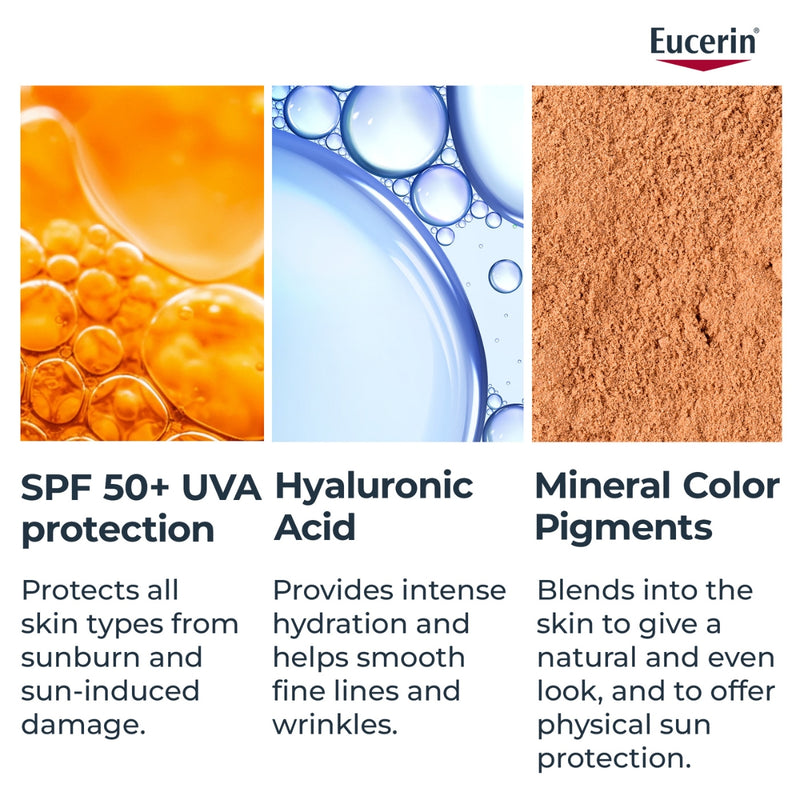Eucerin Sun Hydro Protect Ultra Light Fluid SPF50+ Tinted Medium 50ml