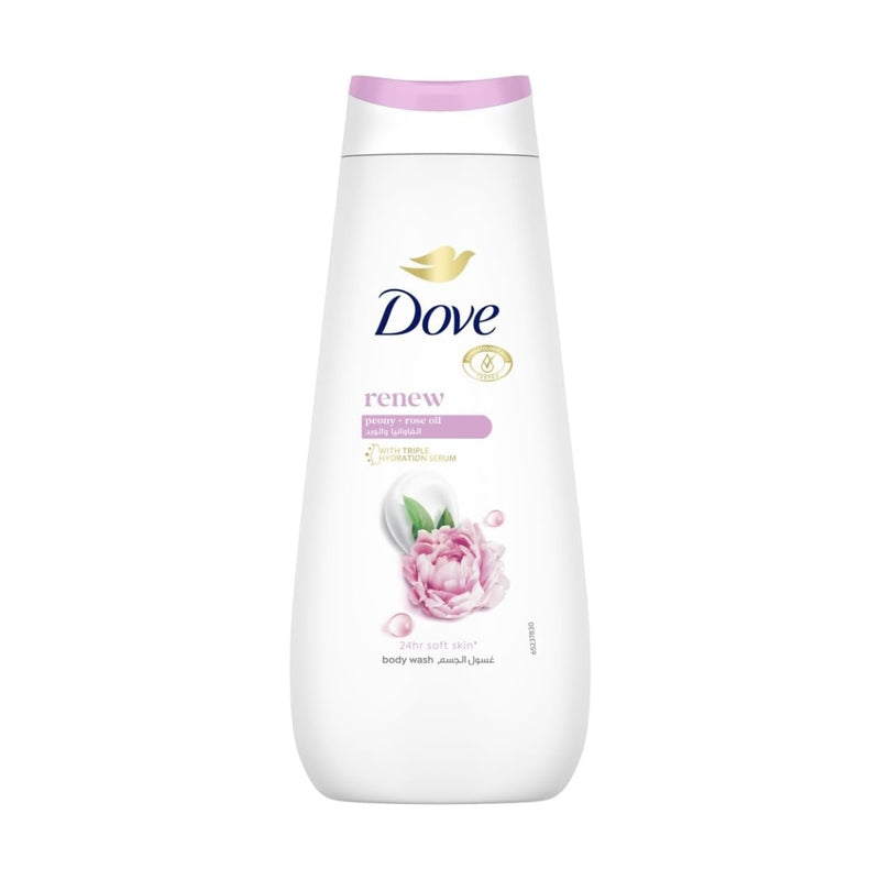 Dove Body Wash Renew Peony & Rose Oil 400ml