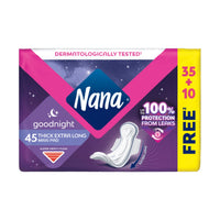 Nana Maxi Night Wings 45 Pads