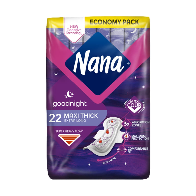 Nana Maxi Night Wings 22 Pads