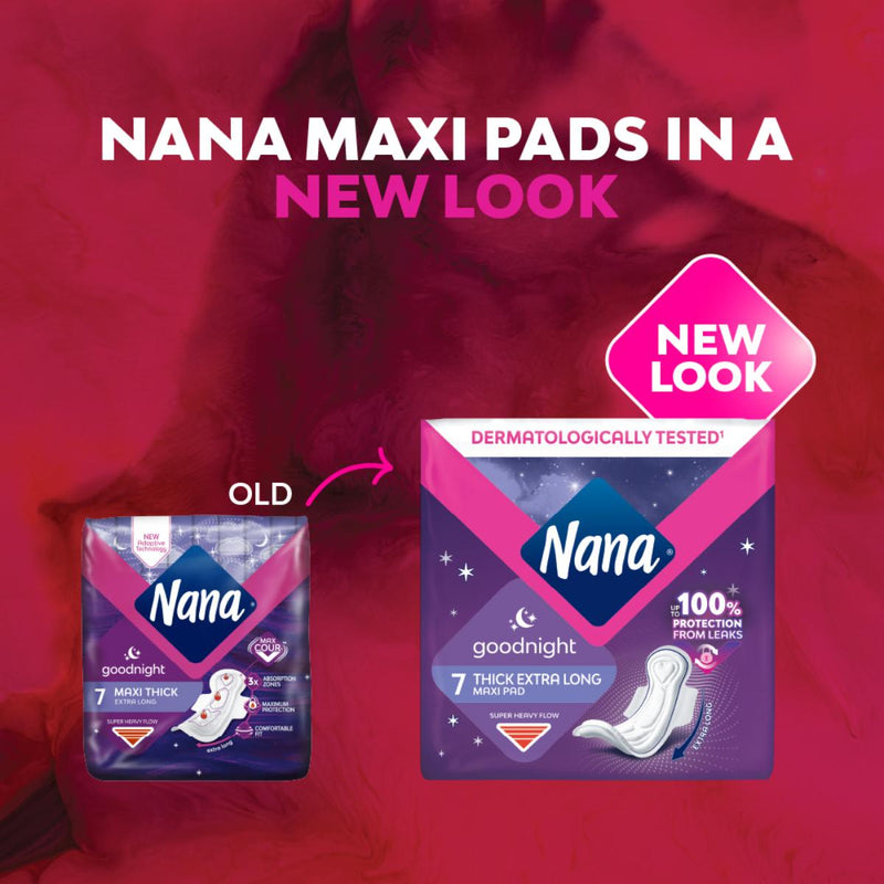 Nana Maxi Goodnight Wings 7 Pads