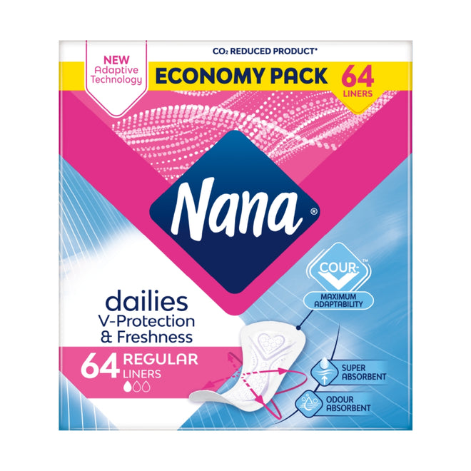 Nana Panty Liners Duo Normal 64 Pads