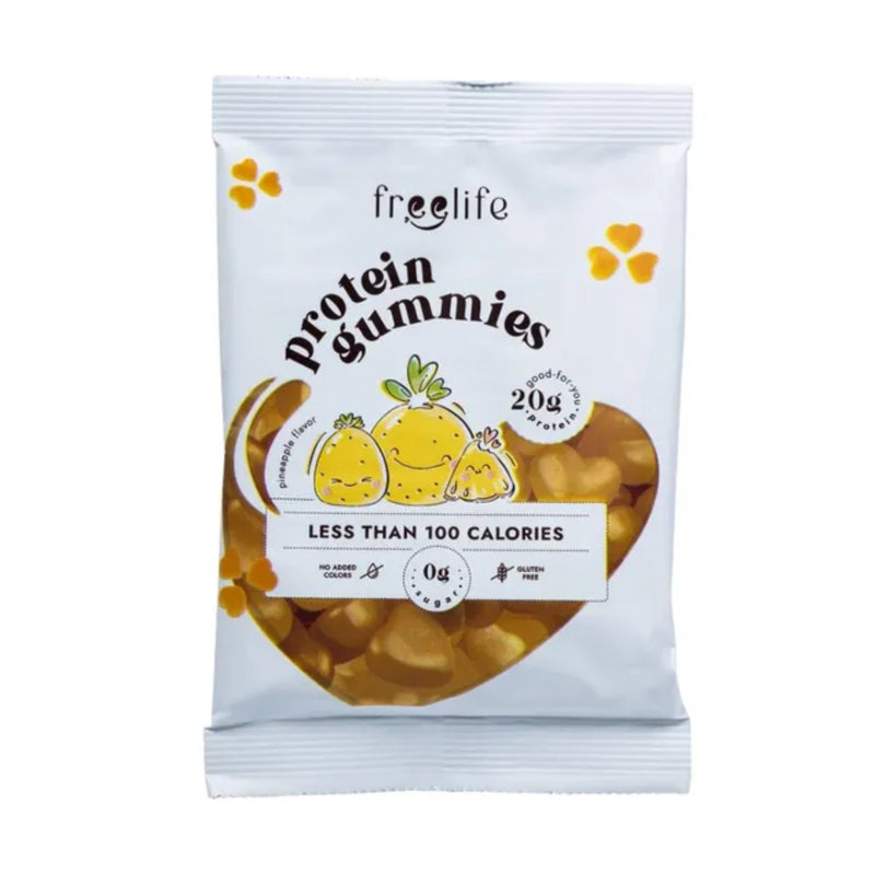 Free Life Protein Gummies Pineapple 32g