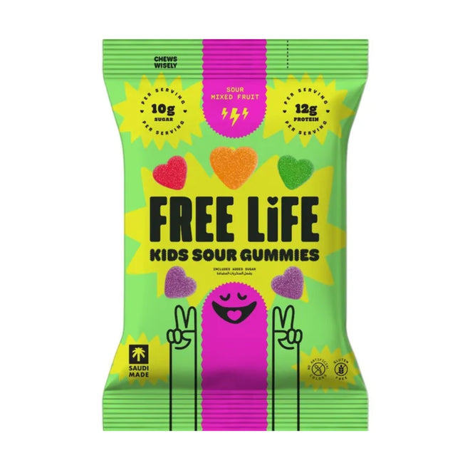 Free Life Kids Gummies Sour 34g