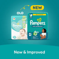 Pampers Diapers Rash Protection Taped Size 4 (9-14kg) 16 Pieces
