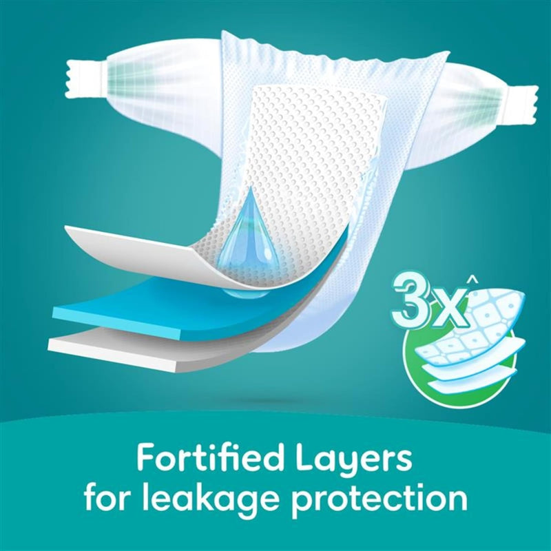 Pampers Diapers Rash Protection Taped Size 4 (9-14kg) 16 Pieces