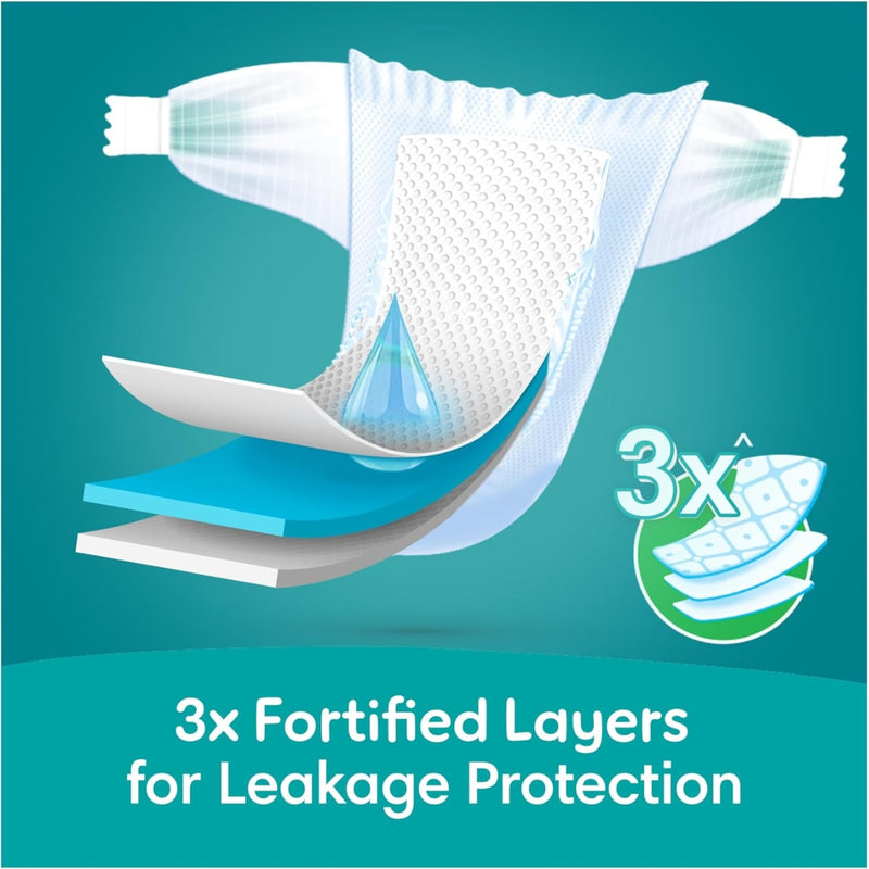 Pampers Diapers Rash Protection Taped Size 6 (13+kg) 10 Pieces
