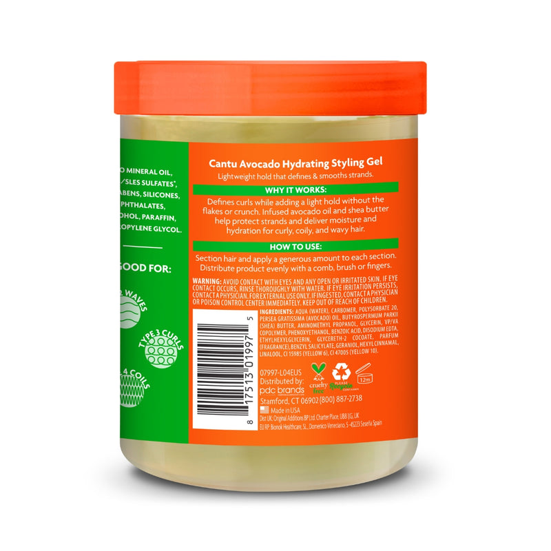 Cantu Shea Butter Avocado Hydrating Gel 524g