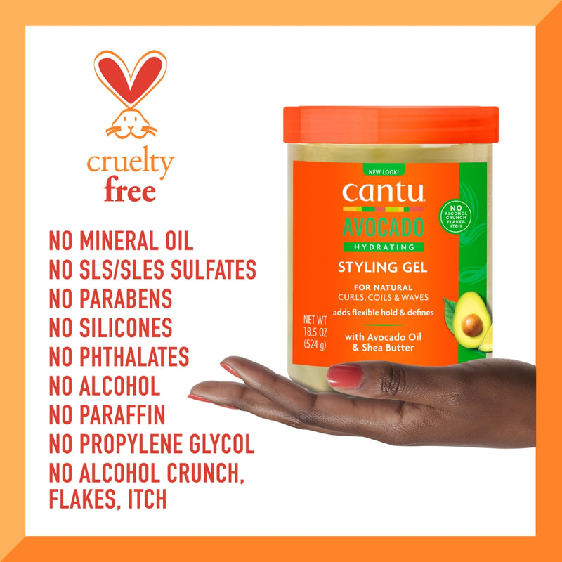 Cantu Shea Butter Avocado Hydrating Gel 524g