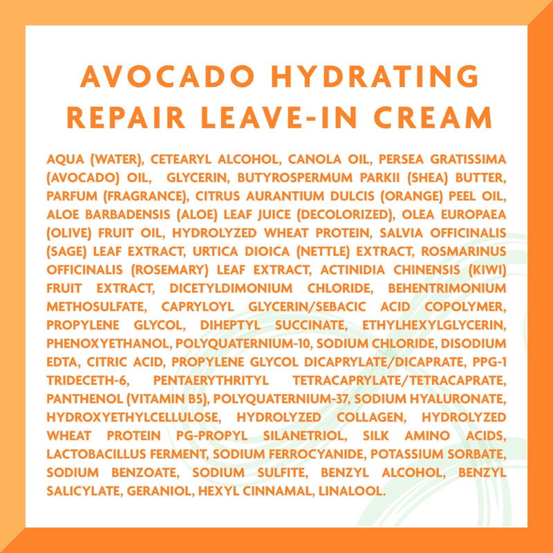 Cantu Shea Butter Avocado Hydrating Repair Leave In Cream 340g