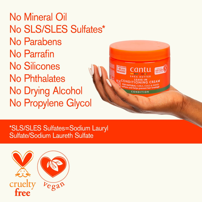 Cantu Shea Butter Leave In Conditioning Cream 340g