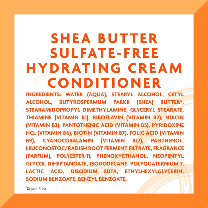 Cantu Shea Butter Sulfate Free Hydrating Cream Conditioner 400ml