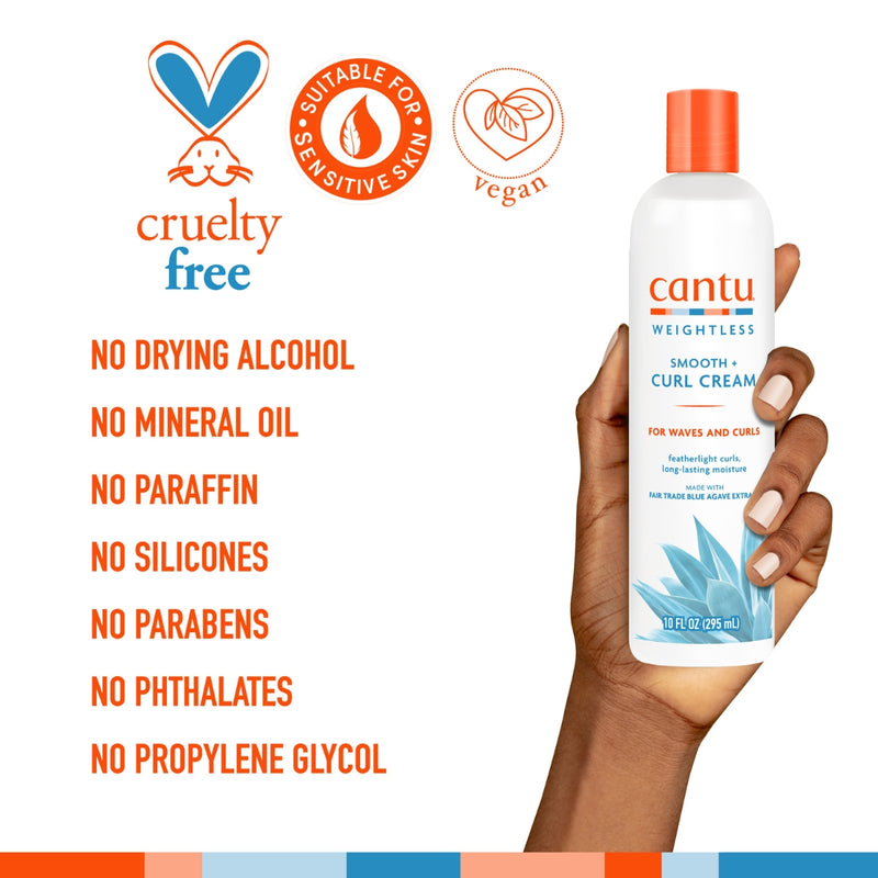 Cantu Shea Butter Weightless Smooth + Curl Cream 295ml
